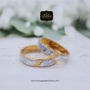 Cincin Kawin Tunangan Platinum Emas Kuning Couple PT0005YG