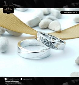 Cincin Kawin Tunangan Platinum Couple Elegant PT0113PT